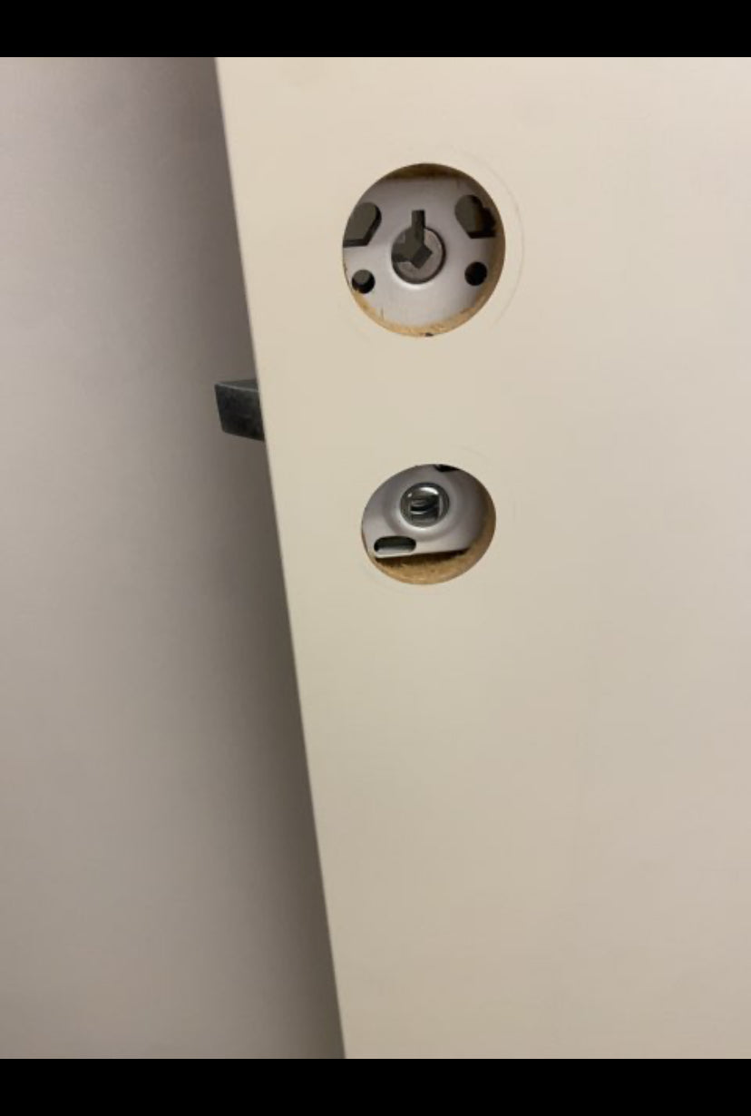 Hvid dør specialmål fabriksny